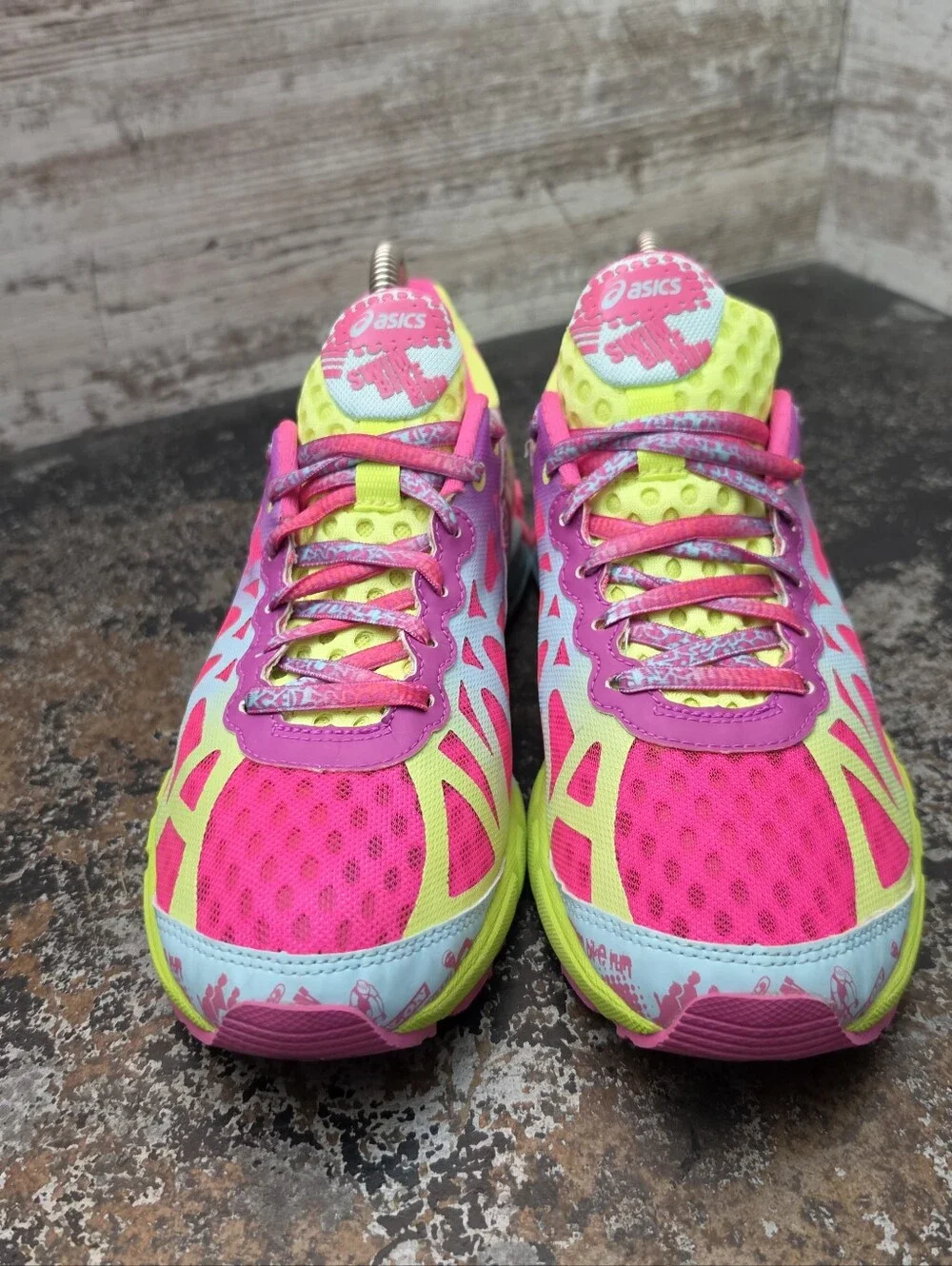 Womens Asics Gel Noosa Tri 9 Running Shoes Sz 8 Used VGC T458Q